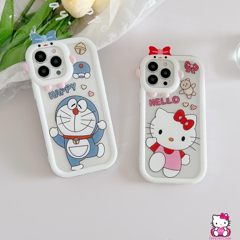 Case Desain Kartun Hello Kitty Doraemon Untuk OPPO A17 A17K A57 2022 A7 A52 A92 A96 A76 A5S A12 A3S A12E A53 A74 A95 A16K A16E Reno 5F A16E A5S A15 A16E A16 A5S A16F A16 A15 A4 A53 A16E Reno 5s A15 A5S A16F A