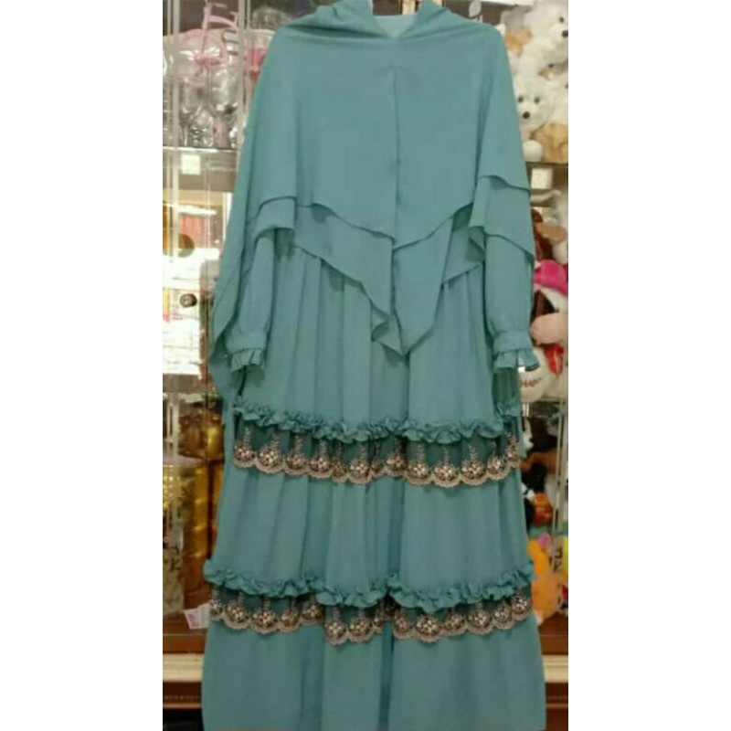 Gamis ceruti/ full ceruti