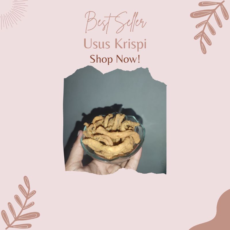 

KRIPIK USUS GURIH UKURAN S,M,L
