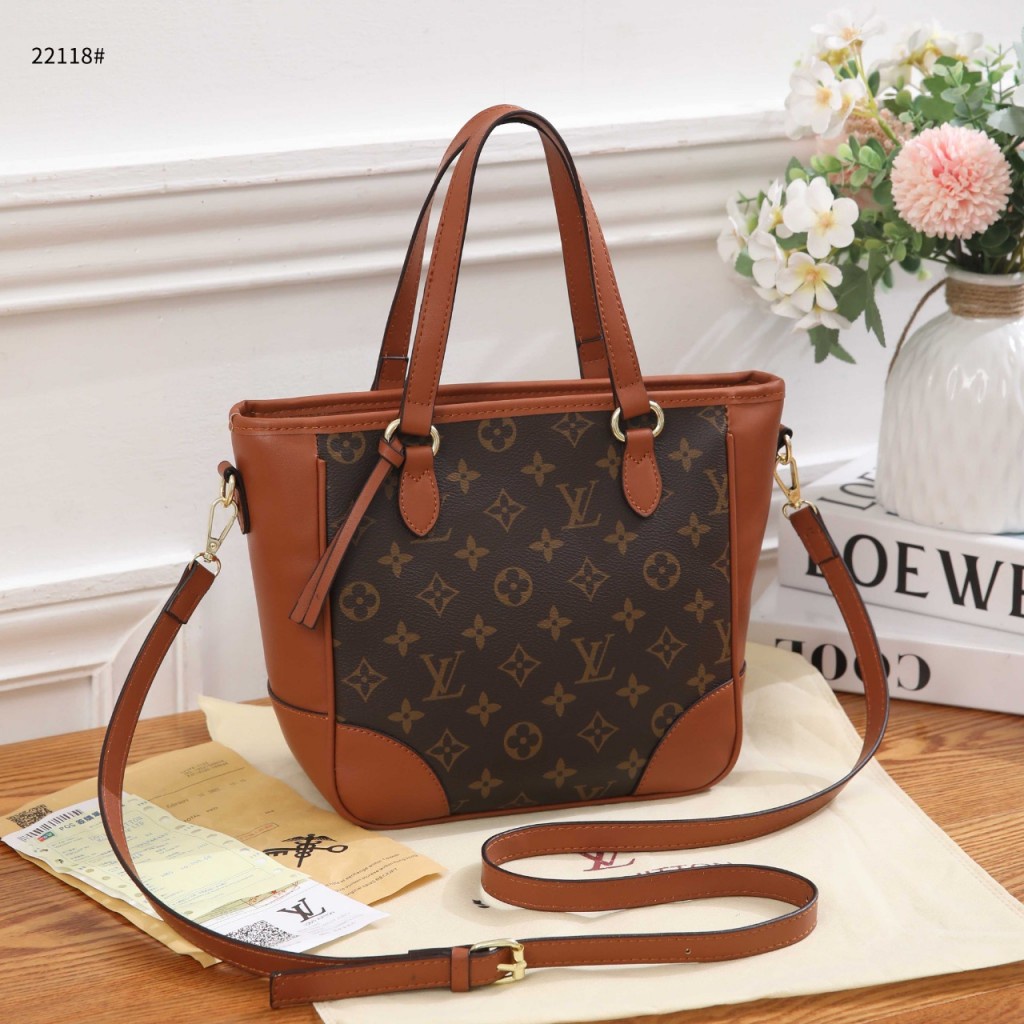 Bree Top Handle Bag Leather in Monogram 22118