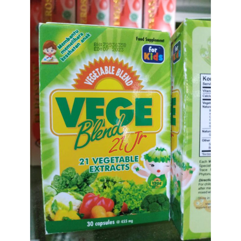 Vegeblend 21 Junior 30 kapsul