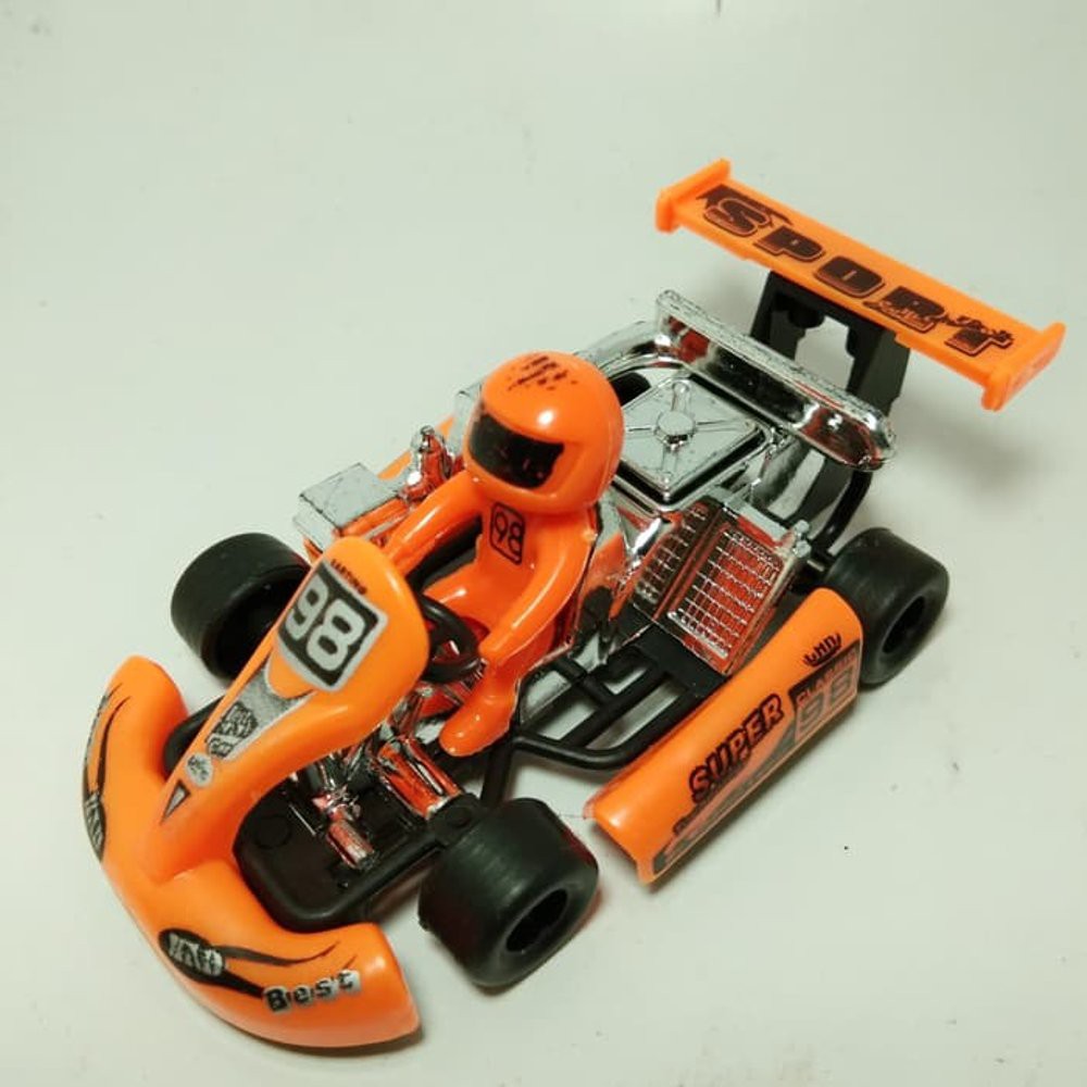 Gokart mini pullback mobil mobilan balap mainan anak