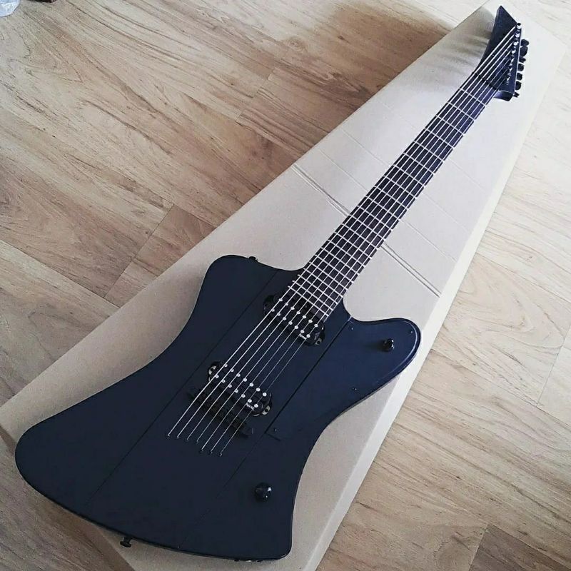 Havoc Guitar Warbird (by Radix) HT7 in Satin Black Color