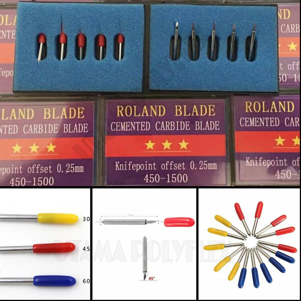 

[PROMO 8YS33] Roland Blade Jinka Teneth / Mata Pisau Mesin Cutting Sticker Vinyl Polyflex / Jarum Mesin Cutting Baru