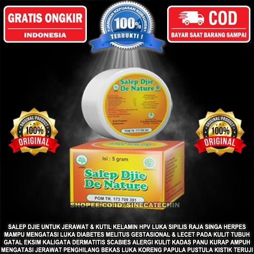 Salep Herbal Serbaguna untuk Jerawat, Kutil, Herpes, Gatal Kulit, Luka Lecet, dan Diabetes - Djie 20