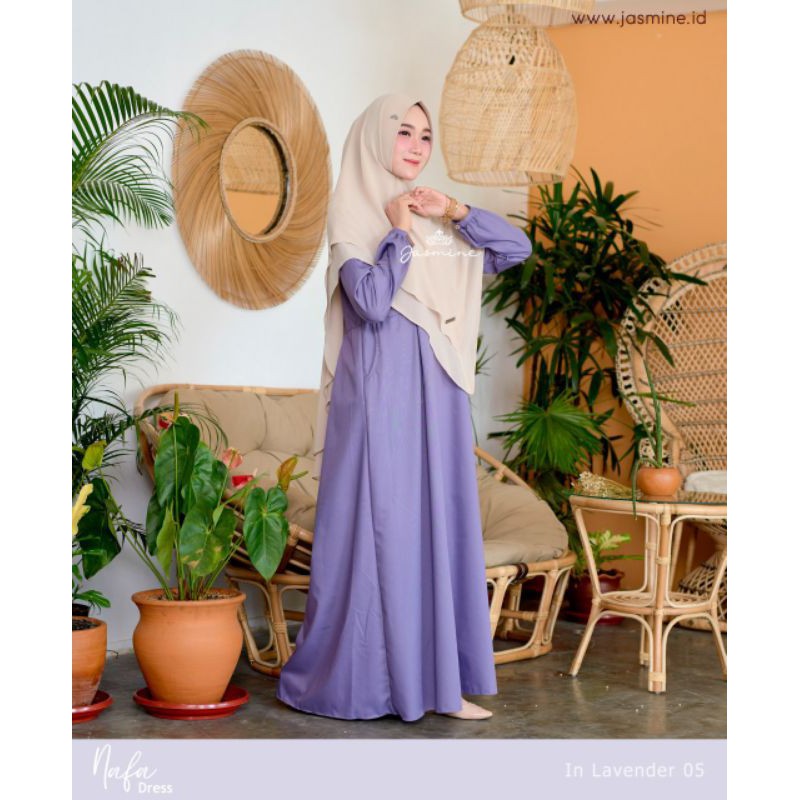 [JASMINE] NAFA DRESS GAMIS POLOS