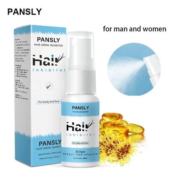 Hope Store - Spray Pansly Biru Penghambat Pertumbuhan Bulu Tanpa Iritasi 20ML