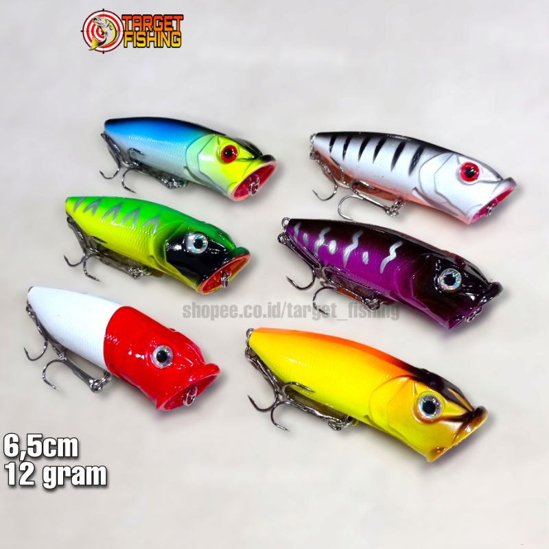 Popper Mini 6,5cm 12gram - Umpan Casting Top Water