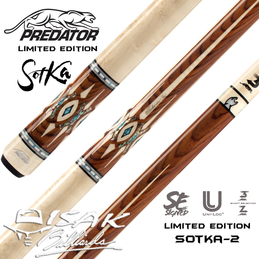 Predator Cue Sotka2 Limited Edition 314 Low Deflection Shaft