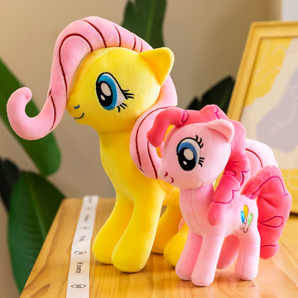 Hw Mainan Boneka Stuffed Plush Kuda Pony Untuk Hadiah Ulang Tahun Anak Perempuan