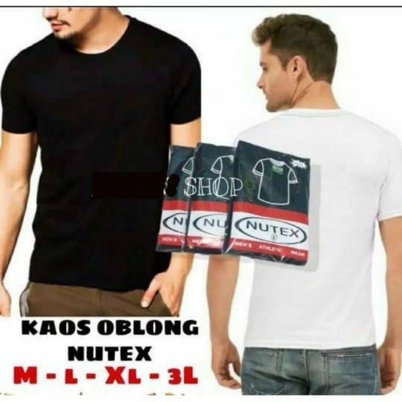 ECER HARGA GROSIR//KAOS DALAM PRIA//KAOS OBLONG DEWASA, ANAK REMAJA,SINGLET HITAM PUTIH NUTEX,murah