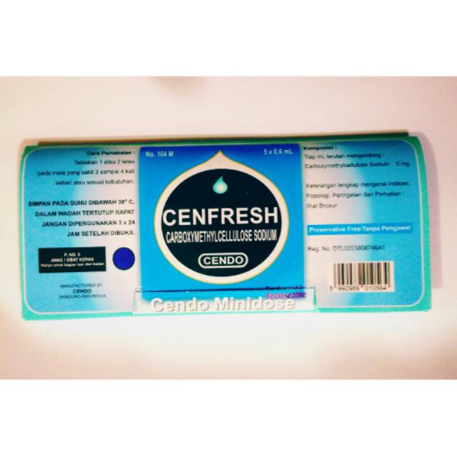 Cendo Cenfresh Minidose Tetes Mata