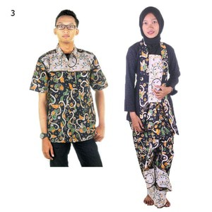 Couple Batik Sarimbit Setelan Kutubaru Rok Lilit Rara