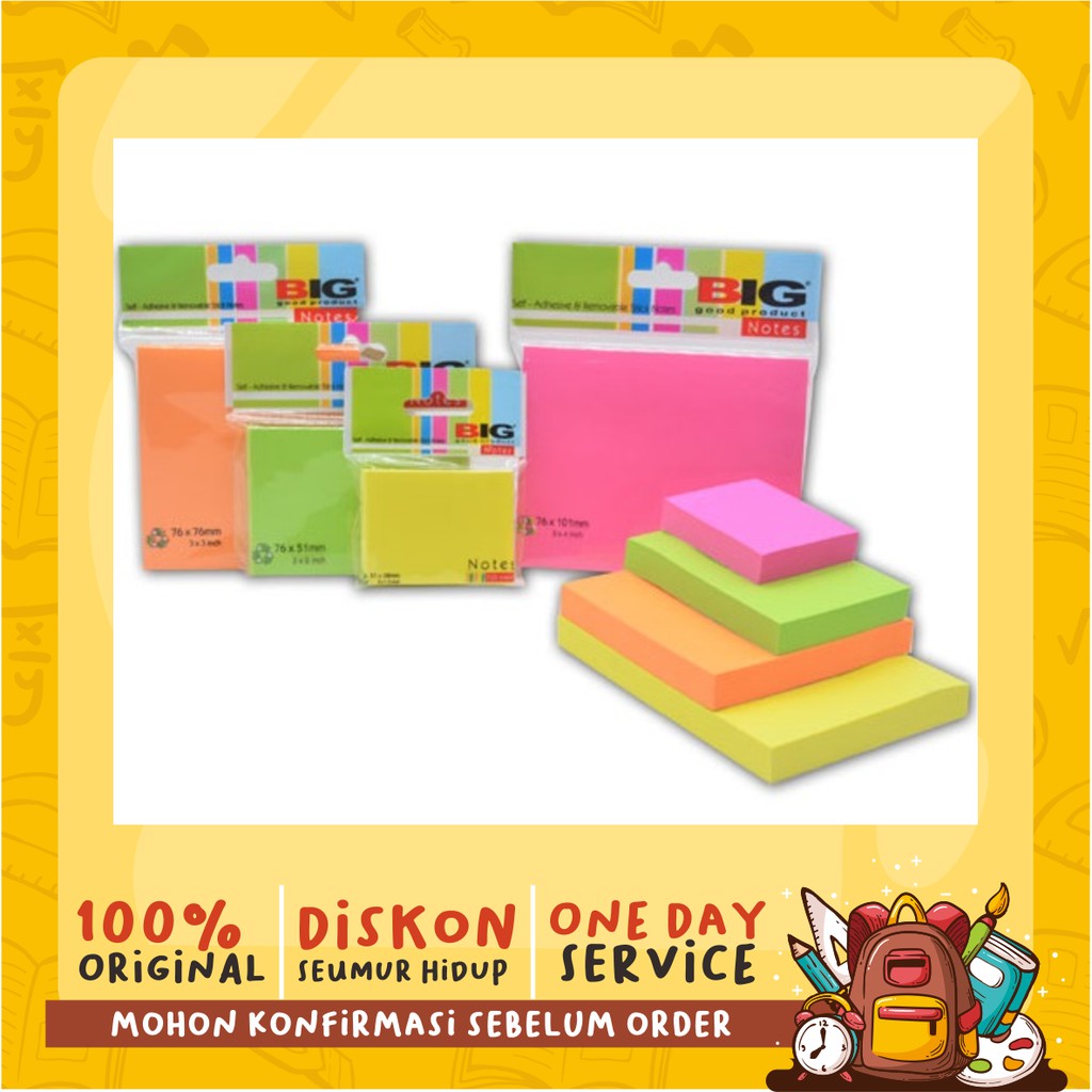 

STICKY NOTE 1 WARNA BIG