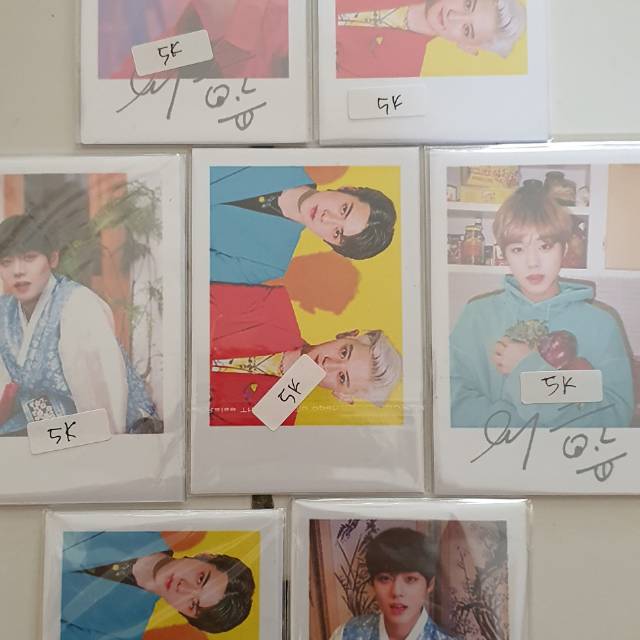 Polaroid sehun chanyeol exo park jihoon kpop murah