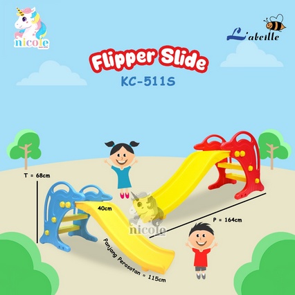 Perosotan Anak / Mainan Perosotan / Labeille Flipper Slide Kc511s