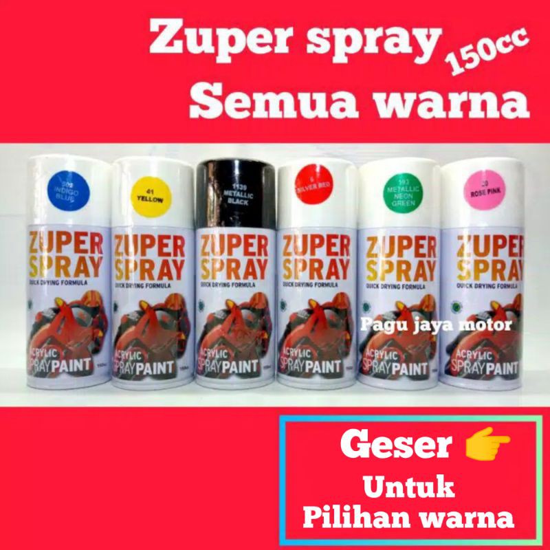  Pilok  pilox 150cc zuper spray semua warna  warna  cek 