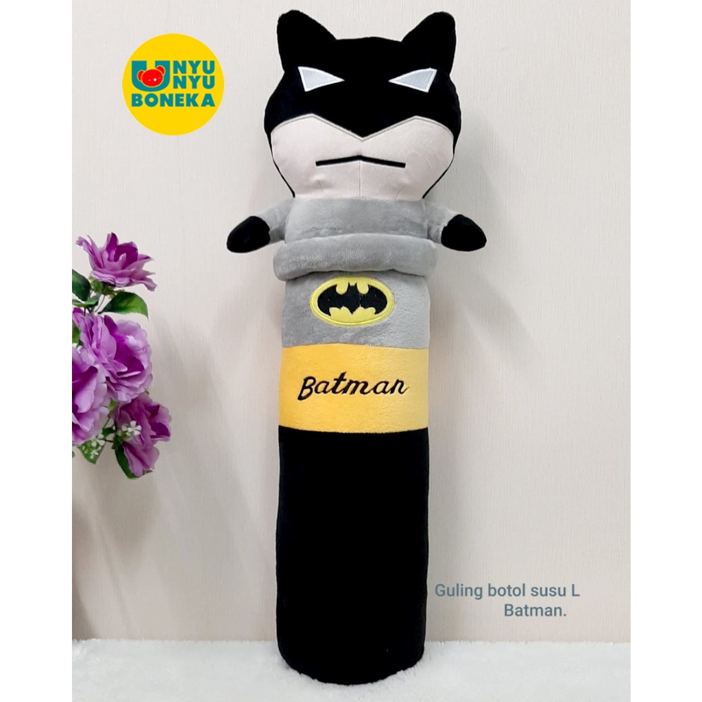 Bantal Guling Lembut 60cm Boneka batman ironman kapten spiderman marvel avangers thor superman