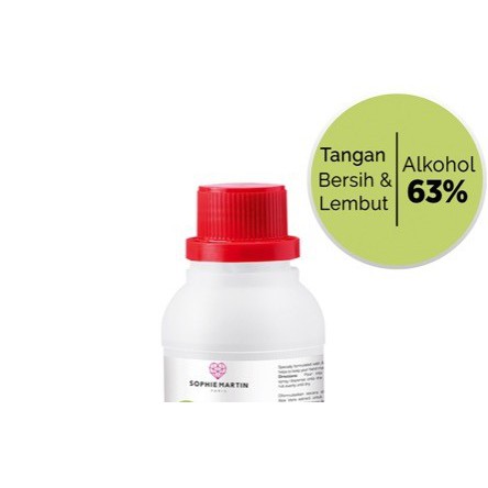 HAND SANITIZER MOISTURIZER SMHS5 250ML ALKOHOL 63% SOPHIE MARTIN MURAH DISKON MEMBER PROMO TERMURAH