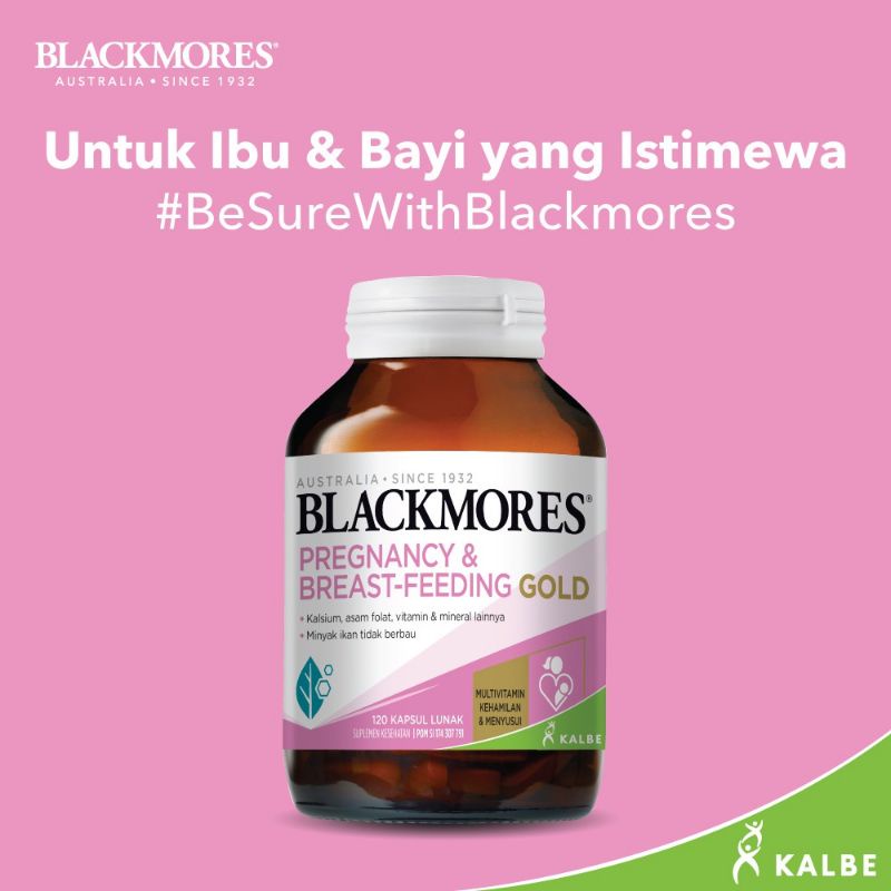 BLACKMORES PREGNANCY &amp; BREAST-FEEDING GOLD - ISI 120