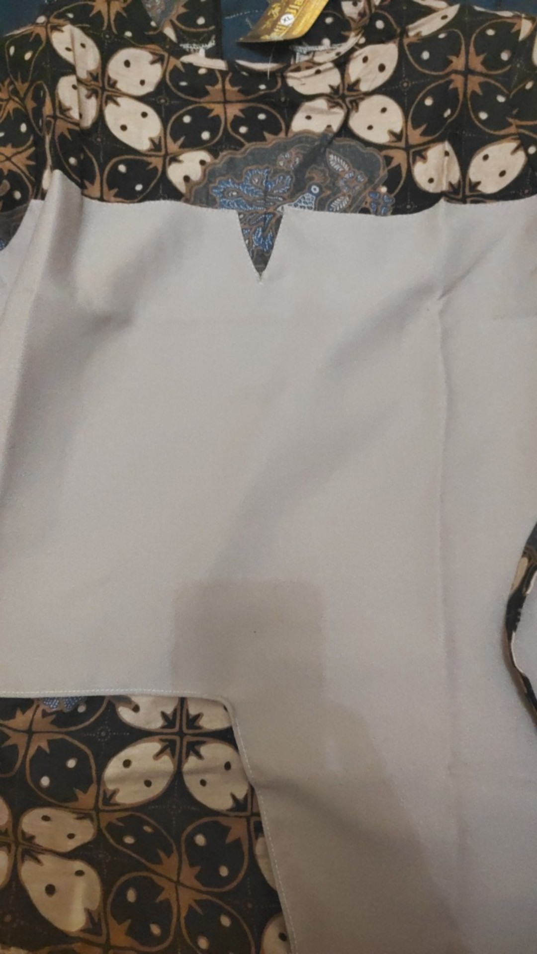 Tey-17 Batik Wanita Asj Sa Hrb026 Kenongo Kemeja Tosca Pendek