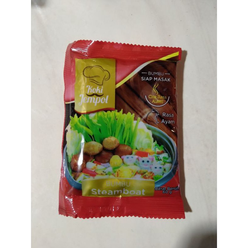 

Bumbu Stemboat koki jempul berat 65 gram