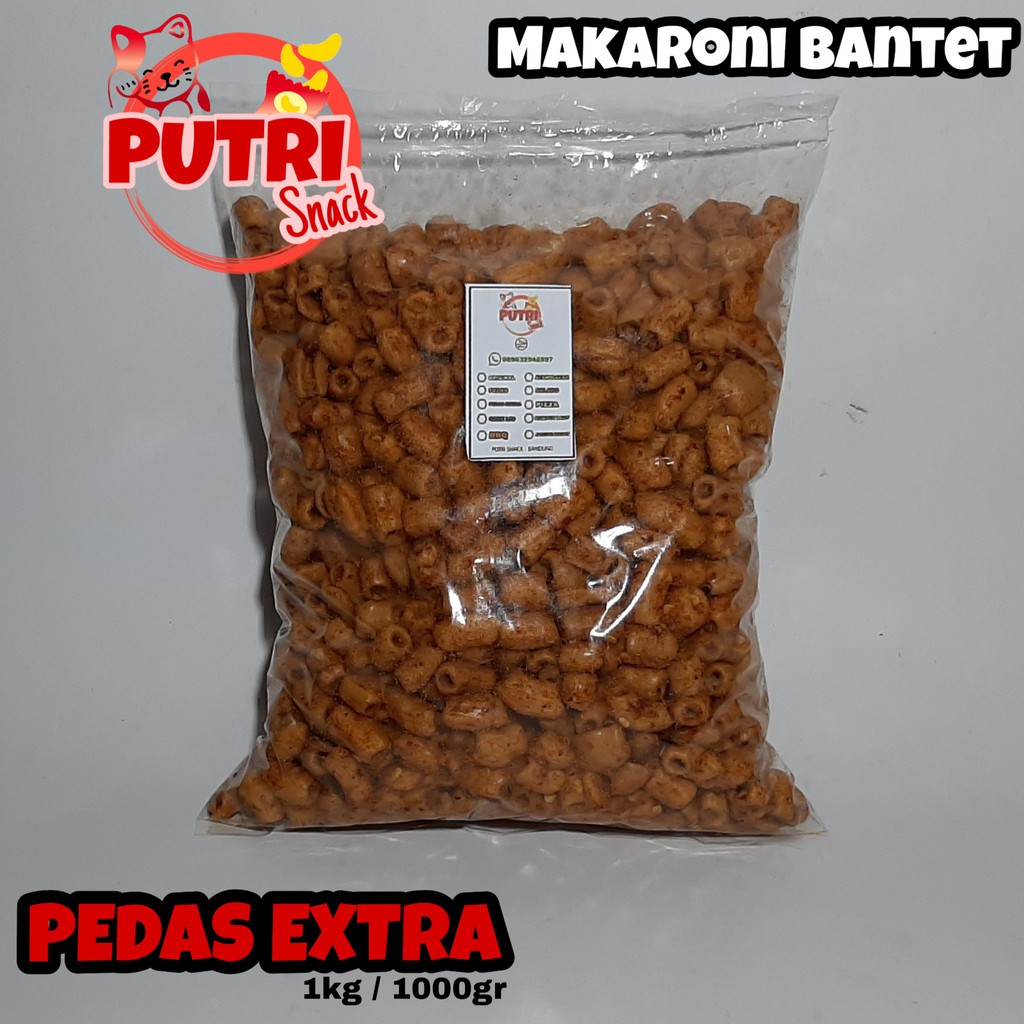 Makaroni Bantet Kiloan Putri Snack