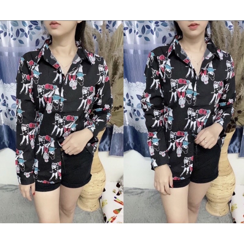 FDM  - Fn, KEM STYLE / KEMEJA WANITA / ATASAN WANITA PREMIUM-1