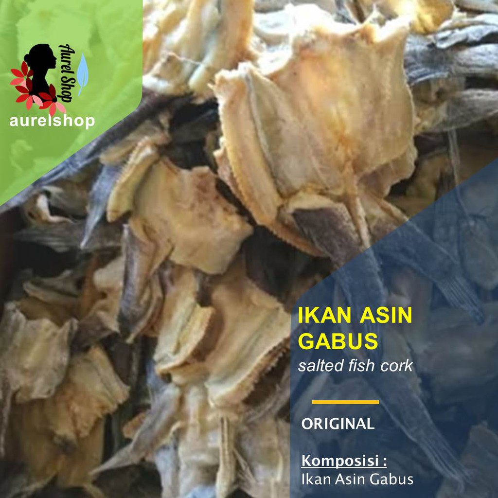 

Ikan Asin Gabus Kering 1 kg