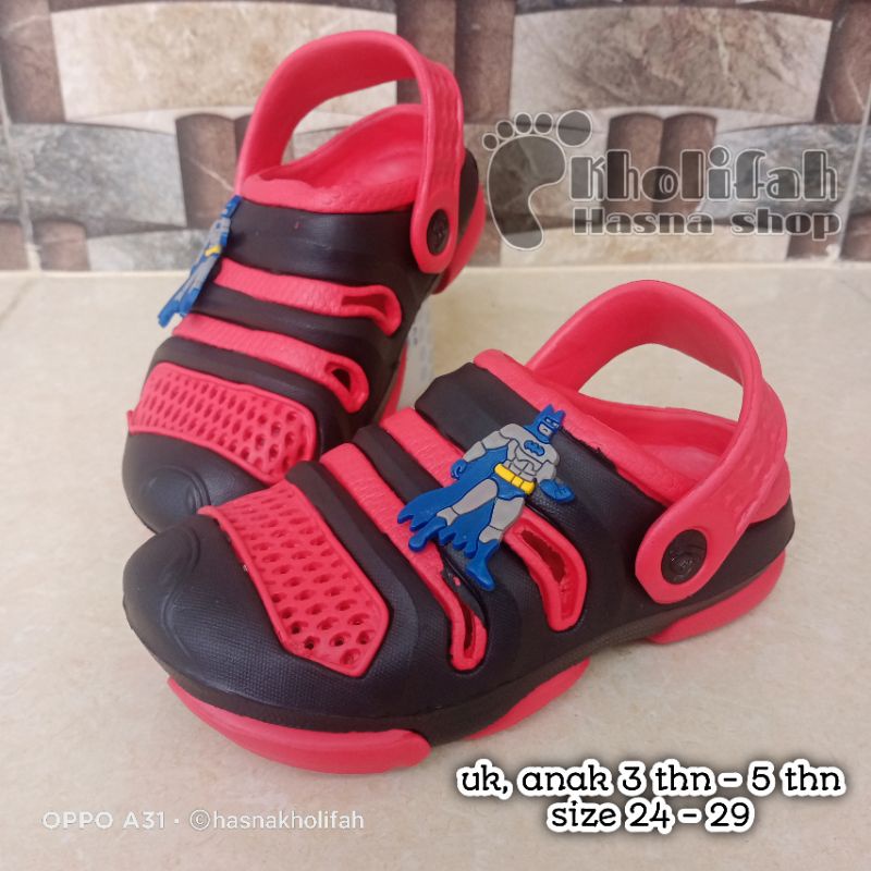 SANDAL BAIM ANAK LAKI-LAKI KARAKTER BATMAN DULUX 101D