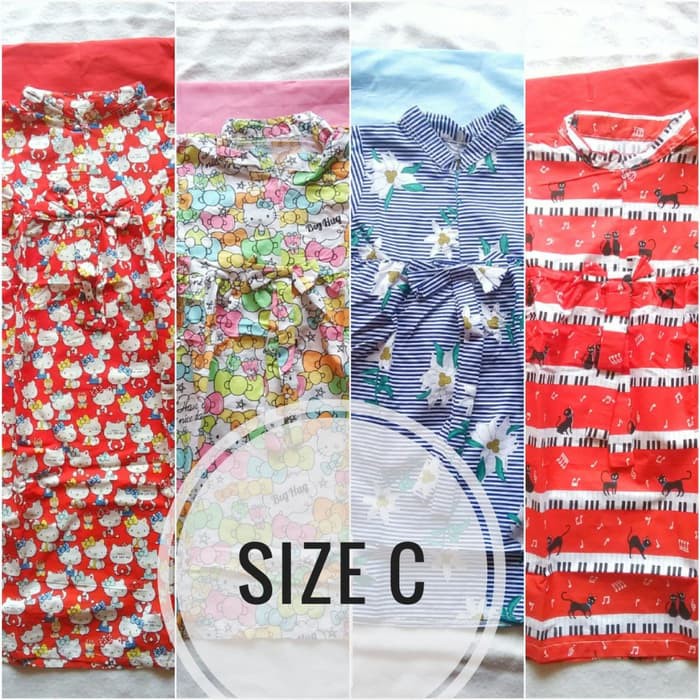 Unik Gamis Katun Anak 345 Tahun Lucu Murah Cerah Adem Berkualitas