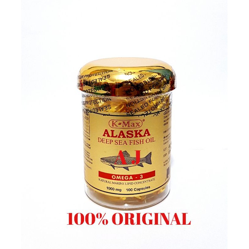 K-MAX ALASKA DEEP SEA FISH OIL (SUPER OMEGA 3) ~ MINYAK IKAN