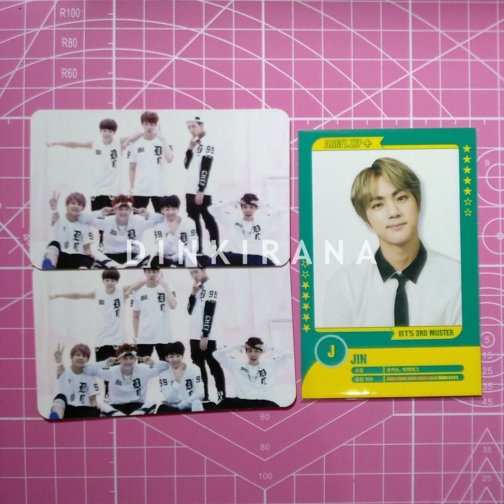 BTS - ORUL82 GROUP & 3RD MUSTER PHOTOCARD; ORUL8,2? ORUL GRUP RM JIN SUGA JHOPE JIMIN TAEHYUNG PC