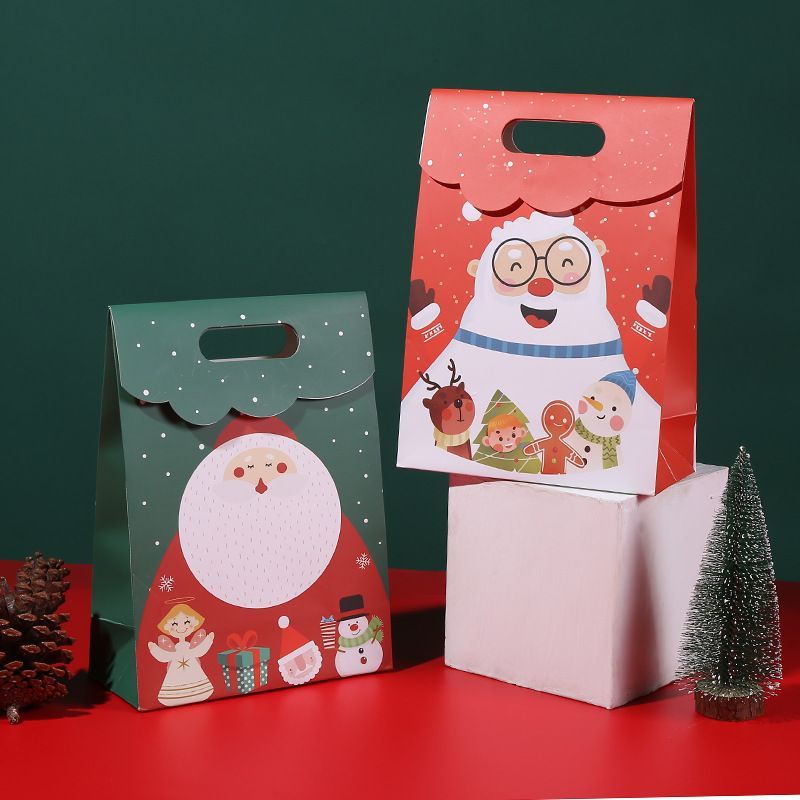 PAPER BAG NATAL HADIAH CHRISTMAS SANTA MEDIUM GIFT BAG KADO NATAL LUCU