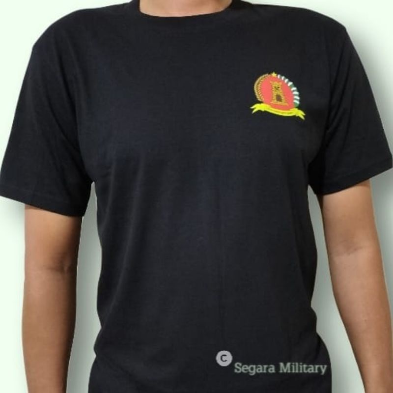 KAOS TNI ZENI AD//KAOS TNI-AD//KAOS LENGAN PENDEK COMBED 30S