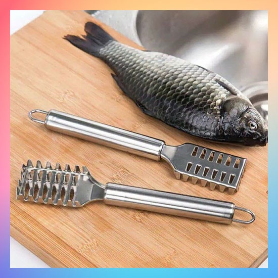 Alat Pembersih Sisik Ikan Bahan Stainless Steel Alat Pengupas Kerokan Sisik Ikan Praktis