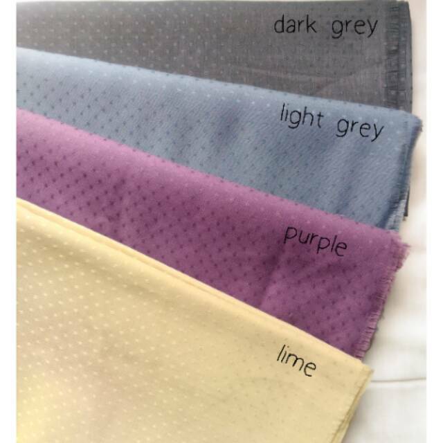 Jilbab polos hijab segiempat kerudung rawis rubiya ansania