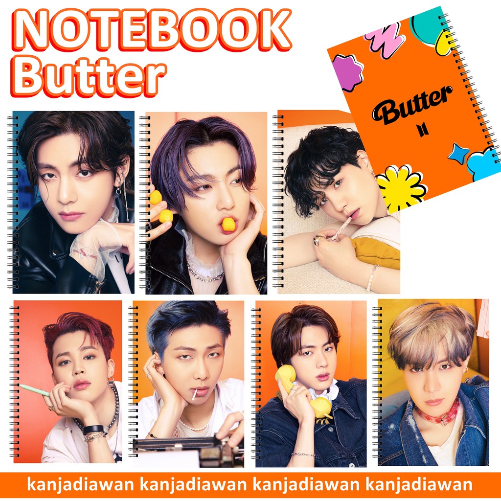 

Notebook Kpop BTS BUTTER A6 Spiral
