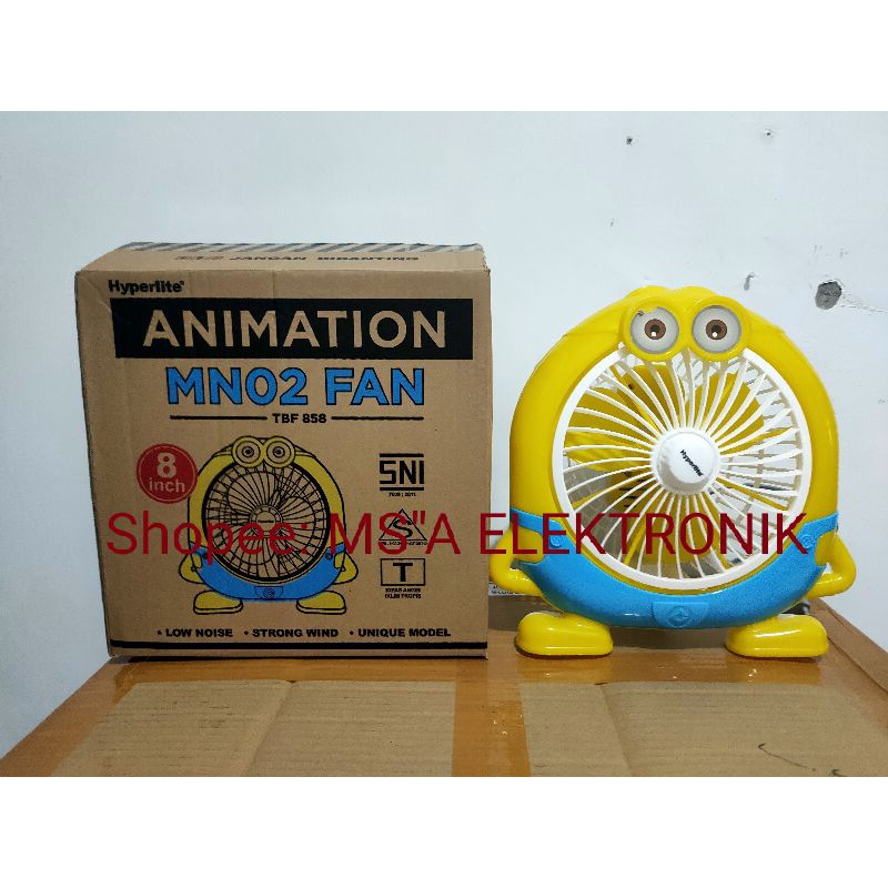 Kipas Karakter Arashi 8&quot; Iron Man/Doraemon/Hello Kitty/Minion/Mickey