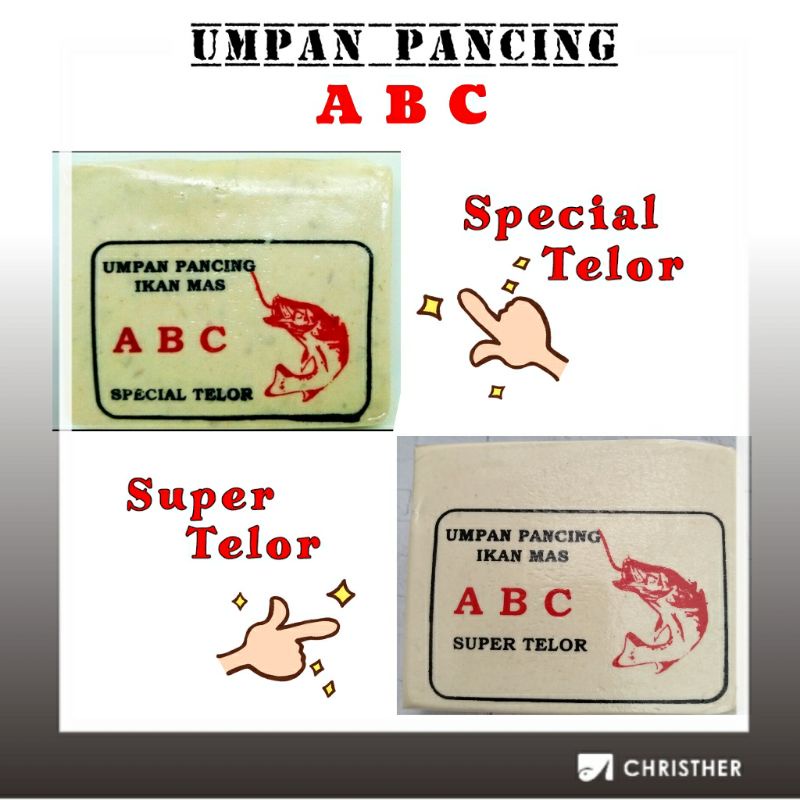 Umpan Pancing Ikan Mas Legendaris ABC Made in Bandung