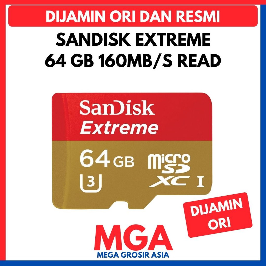 Sandisk Extreme MicroSD card 64GB A2