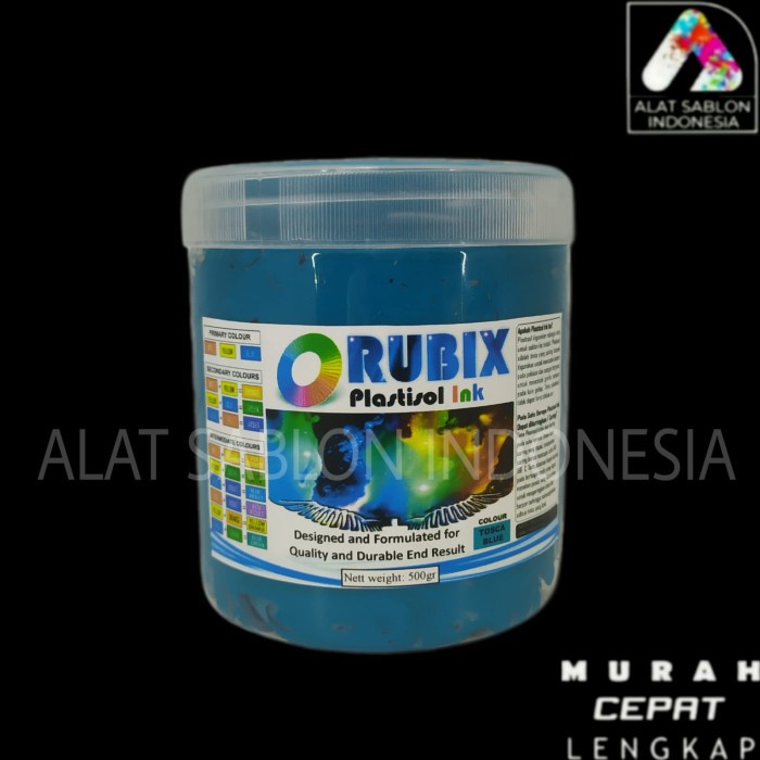 

Jual Tinta Sablon Plastisol Biru Tosca Tosca Blue 500Gr Berkualitas