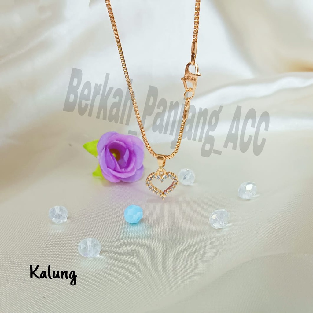 SET DEWASA LOVE SENDIRI Perhiasan super berkelas fashion korea anti karat dan anti luntur