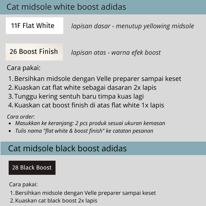 Cat sepatu kulit leather - cat sol midsole sepatu - leather paint  - Velle LS-8