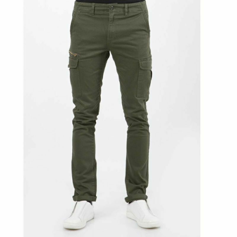 Wrangler JADEN SKINNY OLIVE celana panjang Original 100%