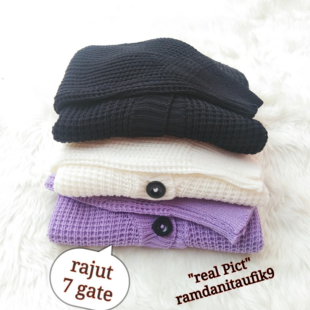 Cardi Rajut oversize - Nakara Cardigan Rajut Premium  - Cardi Rajut oversize - kardigan crop 7 gate.-5