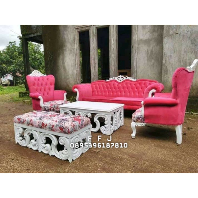 kursi tamu sofa mewah  sofa tamu jepara sofa tamu cantik terlaris