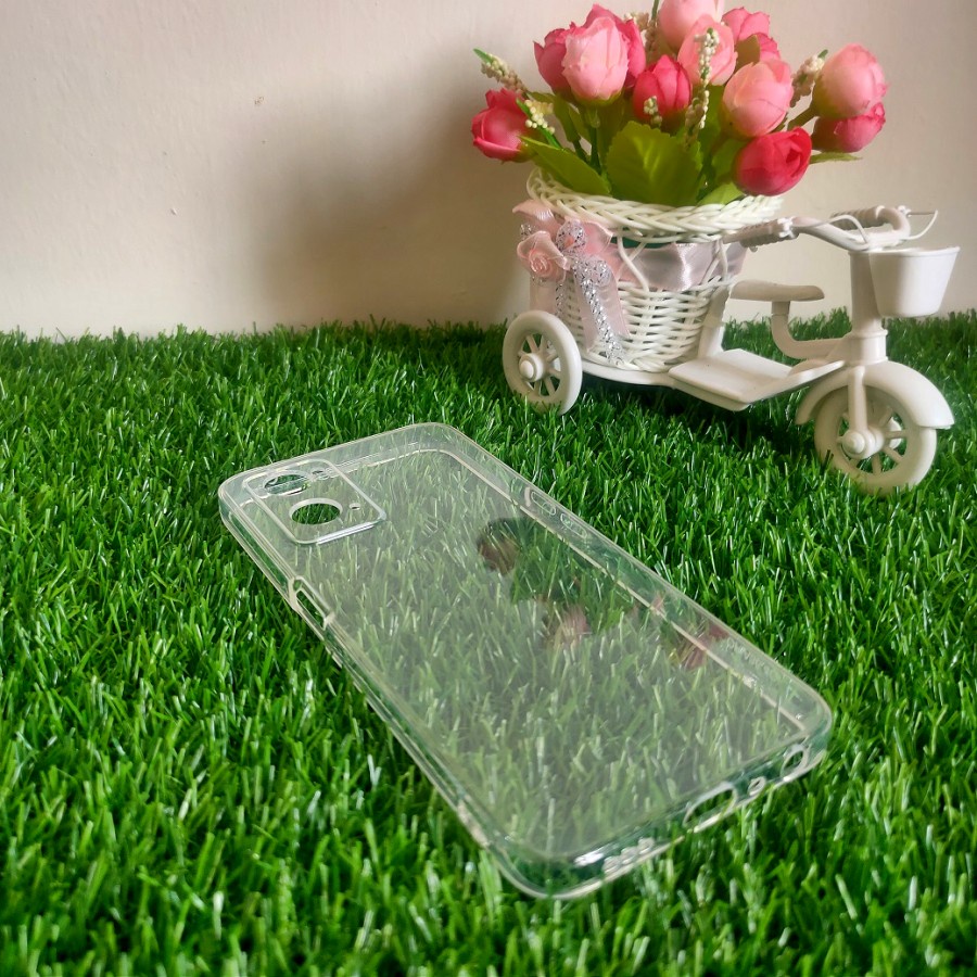 Oppo A96 - Transparan Silicone Clear TPU Soft Case Cover
