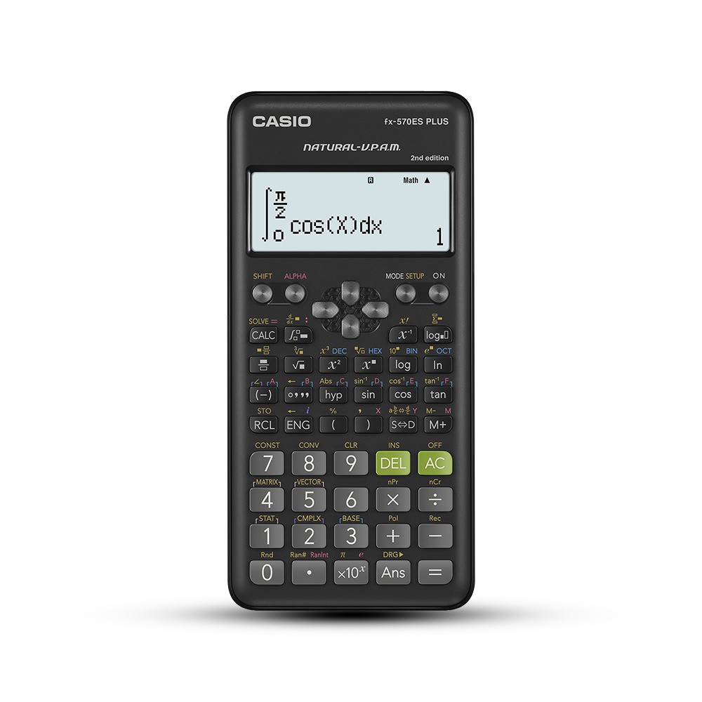 

CASIO FX-570ES Plus - Kalkulator Sekolah/Kuliah - Scientific/Saintifik - 417 fungsi