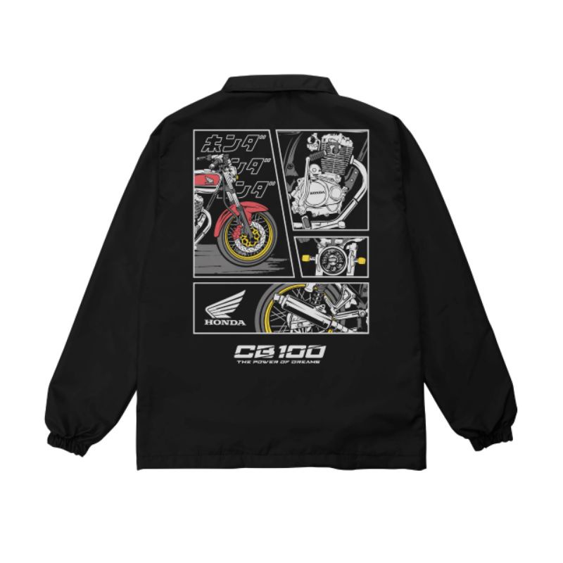 Jaket CB100 jaket coach honda CB berkualitas